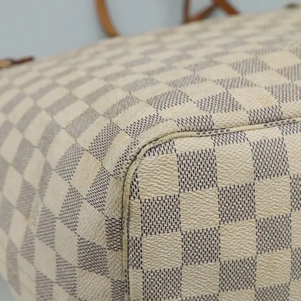 Louis Vuitton Neverfull Gm White Canvas Tote Bag (Pre-Owned) - Picture 7 of 16